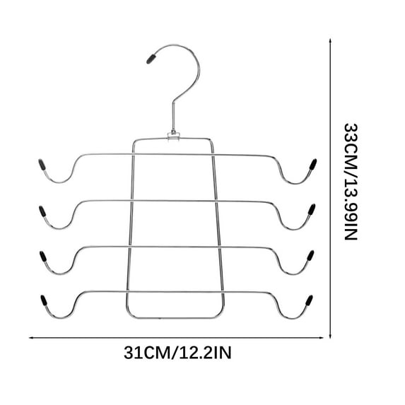 Fnyoxu Foldable Multi-layer Underwear Hanger Camisole Hanger Multifunctional Storage