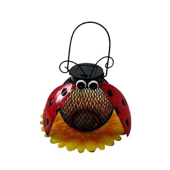 Fnyoxu Hangable Bee Beetle LED Solar Garden Light Outdoor Decorative Light Decor