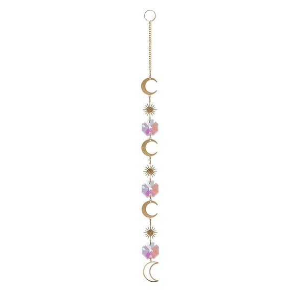 Fnyoxu Hanging Crystal Wind Chimes Prism- Pendant Crystal Decoration Home Decoration