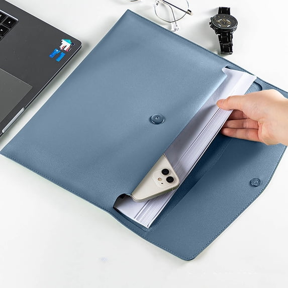 Fnyoxu Heavy Duty Pocket Folders with Brad Fasteners, Reinforced Corners - Letter Size File Folders, Multiple Pockets for Document Organization, School and Office Supplies