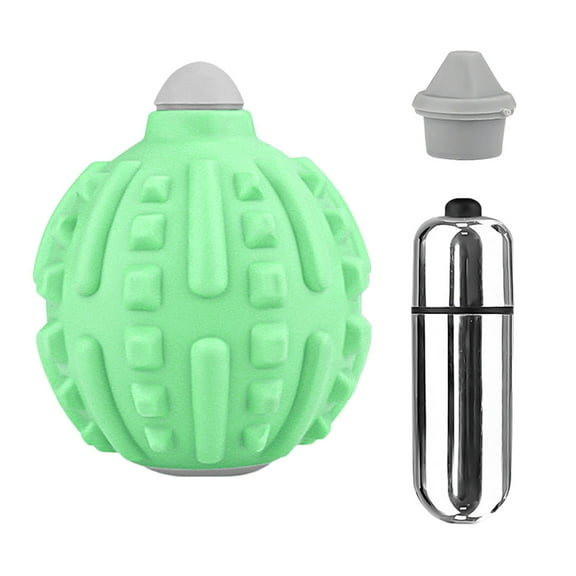 Fnyoxu Massage Lacrosse Ball for Sore Muscles,Shoulders,Neck,Back,Foot,Body,Deep Tissue,Trigger Point,Muscle Knots,Yoga and Myofascial Release(Green)