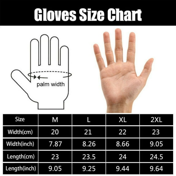 Fnyoxu Men's Outdoor Sports Equipment Cycling Gloves and Winter Warm Plus Velvet Waterproof Slip Screen Driving and Fishing Gloves