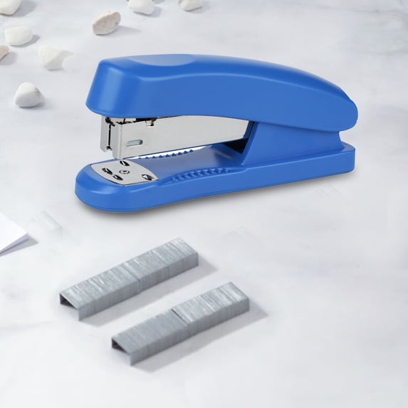 Fnyoxu Mini Stapler 12-Sheet Capacity Dual Mode, Ultra-Light 0.08 lb Portable with Finger Press Design, Compact for Student Office Supplies