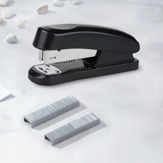 Fnyoxu Mini Stapler 12-Sheet Capacity Dual Mode, Ultra-Light 0.08 lb Portable with Finger Press Design, Compact for Student Office Supplies