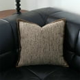 thumbnail image 1 of Fnyoxu Modern Plaid Lumbar Pillow 17.7x17.7x3.94 Inch - Brown Striped Decorative Throw Pillow with Removable Polyester Cover, Sofa Cushion for Back Support, Bed or Office Use, 1 of 6
