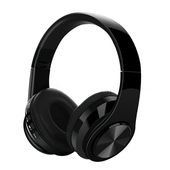 Fnyoxu Outdoor Bluetooth Headphones Wireless Supra-Aural Earmuff Headset Stereo Headset,Black