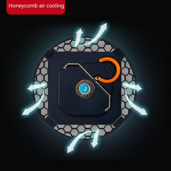 Fnyoxu Outdoor Camping Hanging String Light Lantern LED Solar Decorative Lantern