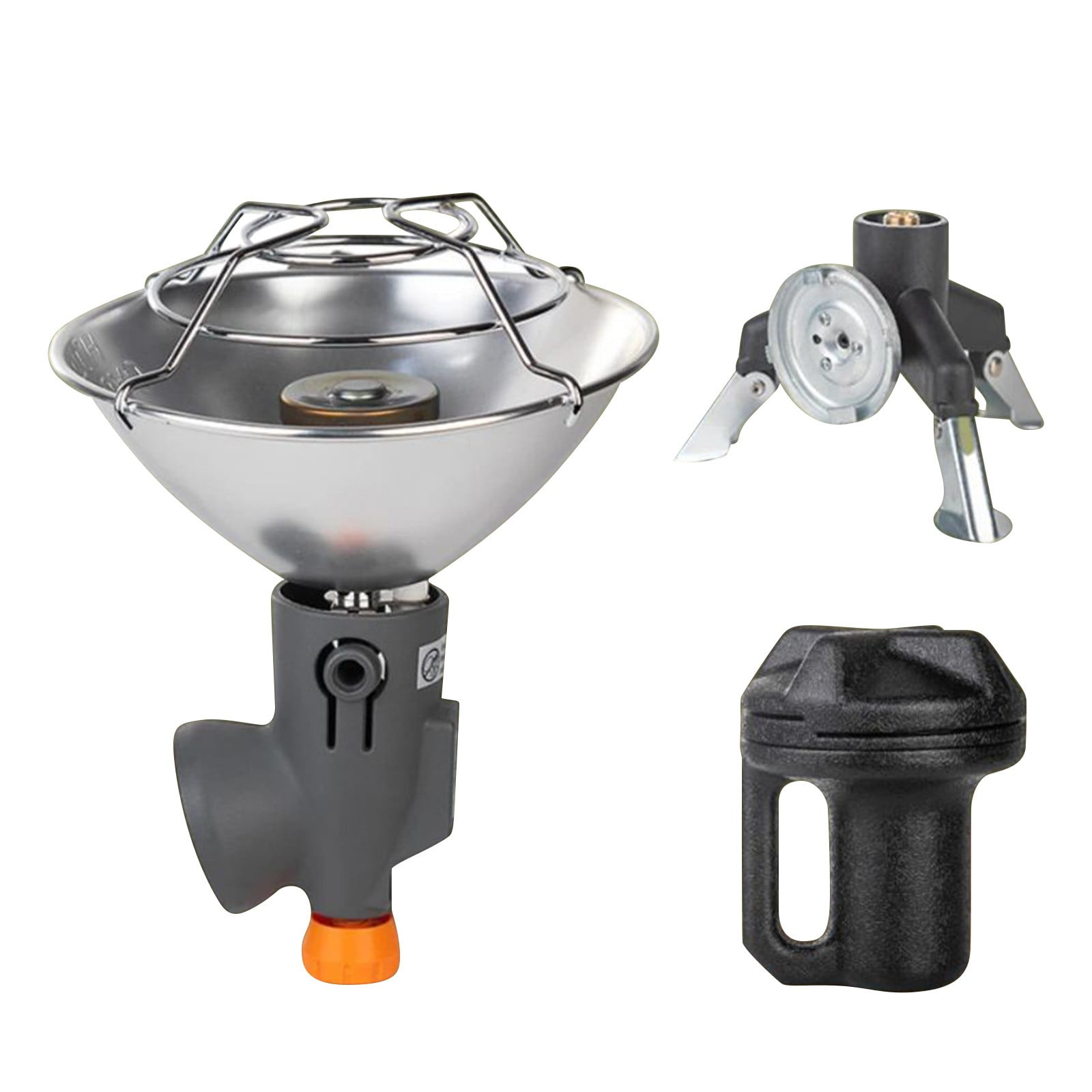 Fnyoxu Outdoor Heater Portable Camping Gas Camping Heating Hood Mini Winter Fishing Tent Stove Gas Tank Heating Stove