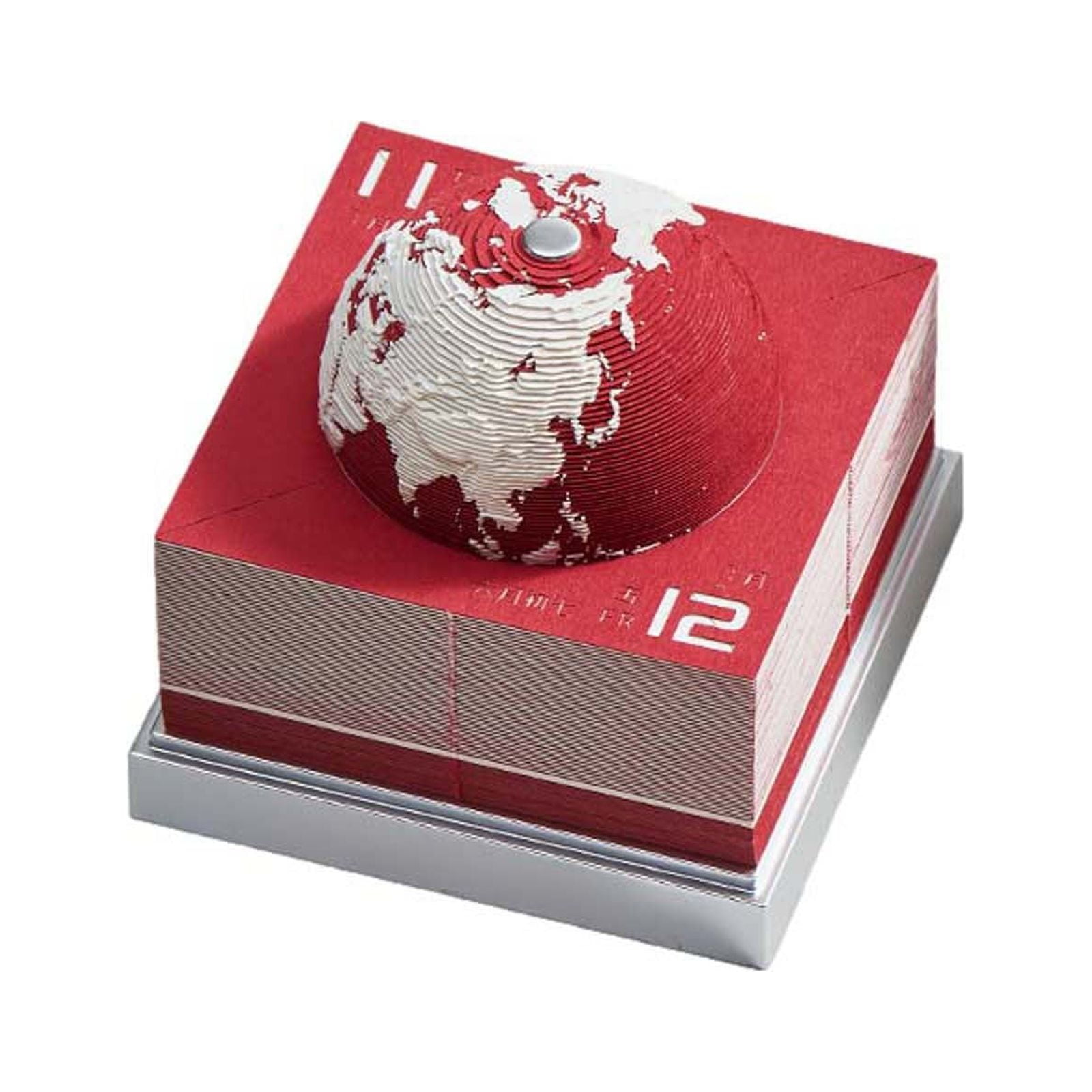 Fnyoxu Paper Record 2024 Earth Paper Sculpture Calendar Earth Model ...