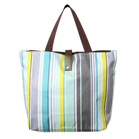 Fnyoxu Portable Oxford Cloth Shopping Bag 600d Foldable Portable Oxford Cloth Bag