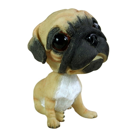 Fnyoxu Puppy Car Interior Bobble Head Ornaments,Dashboard Car Decorations,Cool Head Bobble Car Ornaments,Teenage Car Accessories,Truck Car Ornaments