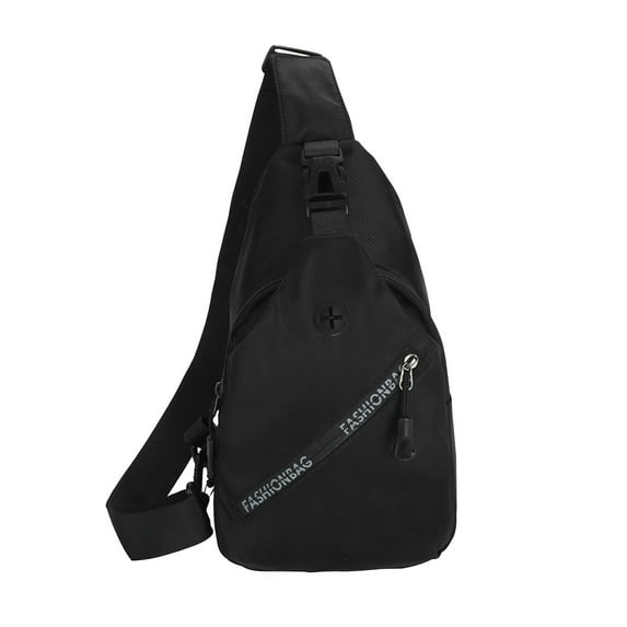 Fnyoxu Sling Bag For Women & Men Crossbody Backpack With Headphone Hole Chest Bag Daypack Crossbody For Travel Sport Hiking