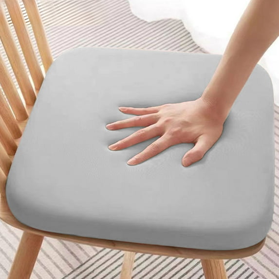 Fnyoxu Slow Rebound Memory Foam Seat Cushion - Non Slip Chair Pad with Breathable Cover, 13.78X13.78 Inch for Office, Car, Kitchen & Classroom