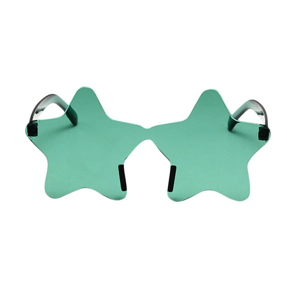 Fnyoxu Star Shape Sunglasses Tinted Party Sunglasses Color Glasses for Women Men for Wedding Dance Party Halloween Party Supplies