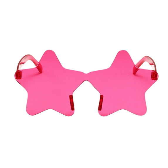Fnyoxu Star Shape Sunglasses Tinted Party Sunglasses Color Glasses for Women Men for Wedding Dance Party Halloween Party Supplies