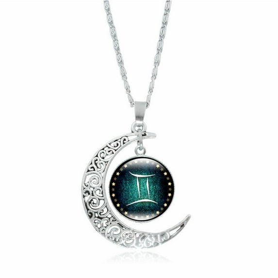 Fnyoxu Sweet Heart Crystal Necklace for Women Luxury Zircon Necklaces Fashion Jewelry Gifts for Ladies