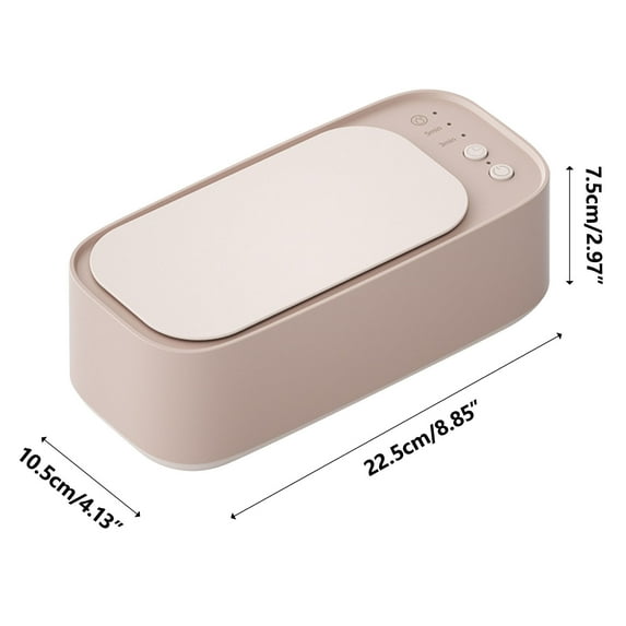 Fnyoxu USB Ultrasonic- Glasses Cleaner Jewelry Cleaner Household Small Jewelry Cleaner