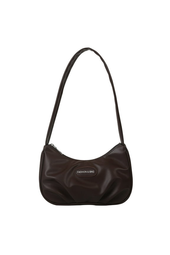 Women's Faux Leather Mini Crossbody Bag - 8.7x4.9 Inch Lightweight Shoulder Purse for Travel, Secure Metal Zipper, 6 Colors - Holds Phone, Wallet & Daily Essentials