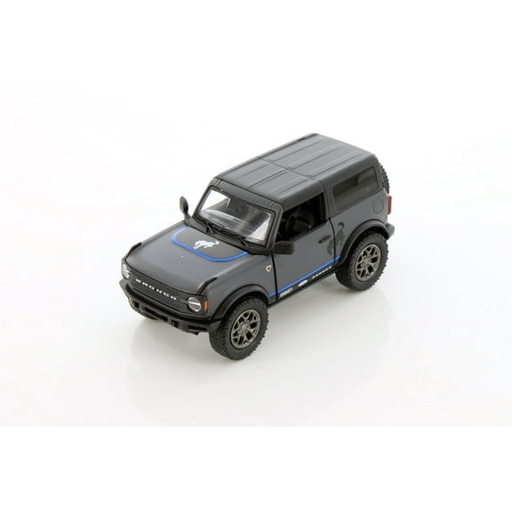Fo_rd Bronco Hardtop Livery Edition, Gray - Kinsmart 5438DFB - 1/34 Scale Diecast Model Car