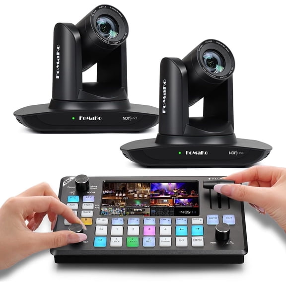 FoMaKo 20x NDI PTZ Camera Bundle (FMK20UH NDI-BX2+KC602)