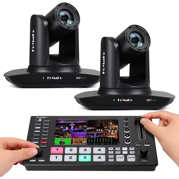 FoMaKo 20x NDI PTZ Camera Bundle(FMK20UH NDI-BX2+M3)