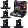 thumbnail image 1 of FoMaKo 4K 20X PTZ Camera HDMI, AI Auto-Tracking,for Church Worship Education Conference Events, NDI 6 & NDI HX3 Certified(K20UH X4+M6), 1 of 14