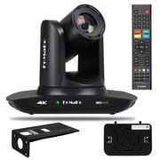 FoMaKo 4K 30x NDI PTZ Camera,30x Optical Zoom, AI Auto-Tracking Gen 3, 3G-SDI IP USB3.0 HDMI PTZ Camera for Church Services Worship Education NDI 6 & NDI HX3 Certified K30NS,Black Color