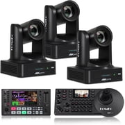 FoMaKo 4K 60FPS NDI 20x Camera BumdleK800NX3+M3+KC608N