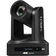 FoMaKo 4K 60FPS NDI PTZ Camera, 20x Optical Zoom, AI Auto-Tracking Gen 3, 3G-SDI LAN USB PoE HDMI PTZ Camera 4K60 for Church Worship Live Services Live StudioNDI 6 and NDI | HX3 4KP60 K800N