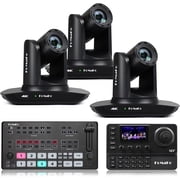 FoMaKo 4K PTZ Camera HDMI NDI 20X Live Streaming Camera BundleK20UHX3+KC606N+M1