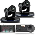 thumbnail image 1 of FoMaKo 60FPS 4K NDI PTZ Camera 20X Camera Bundle(K820Nx2+KC608 Pro+M2), 1 of 19