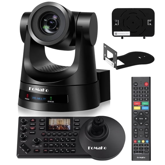 FoMaKo 20x ptz camera+ptz camera controller Bundle black(BH201)