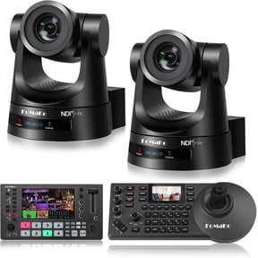 FoMaKo 1080P 20x Ndi Camera Bundle Black(BN202 + M3)