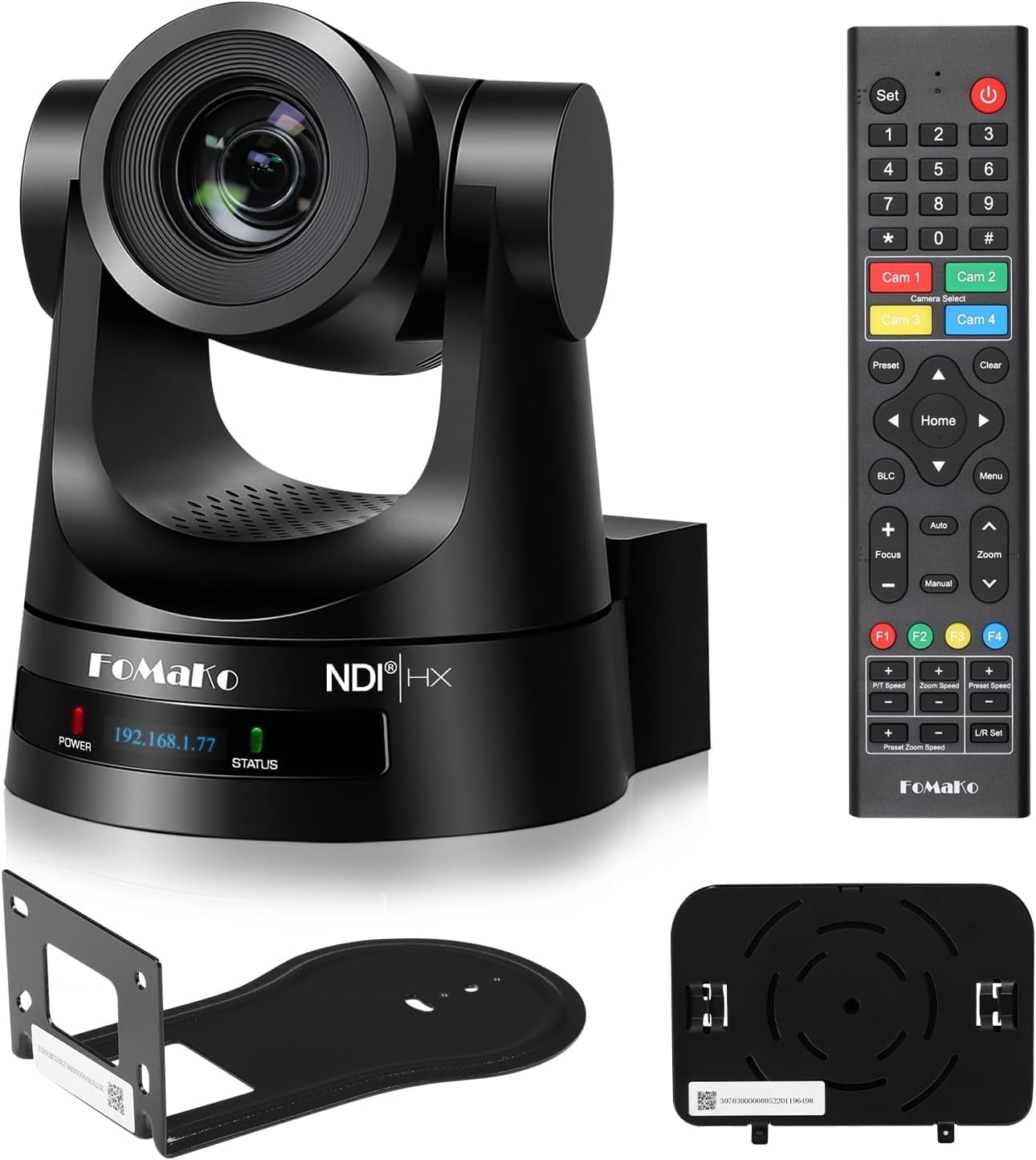 FoMaKo NDI PTZ Camera - 30X Optical Zoom AI Auto Tracking HDMI PTZ ...