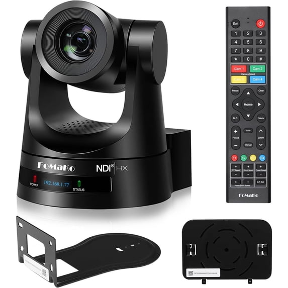 FoMaKo NDI PTZ Camera - 30X Optical Zoom AI Auto Tracking HDMI PTZ ...