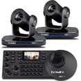 thumbnail image 1 of FoMaKo NDI 1080p AI Tracking 30X Camera Bundle (KN30x2 +KC608N), 1 of 17