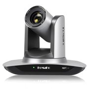 FoMaKo NDI Video Web Cam AI Auto Tracking HDMI PTZ Camera 20x Optical Zoom IP USB3.0 HDMI PTZ Camera for Church Services Worship Education, PoE 1080P60 FMK20UH NDI