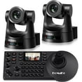 thumbnail image 1 of FoMaKo PTZ Camera 30x Optical Zoom AI Auto Tracking PoE HDMI Bundle PTZ Camera for Church Worship PTZ Camera Controller(PTZ Bundle FMK30SDIx2+KC608 Pro) BH302, 1 of 11
