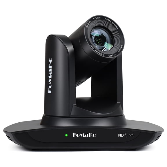 FoMaKo Video NDI PTZ Camera,AI Auto-Tracking Gen 3, 30x  IP USB3.0 HDMI PTZ Camera  (NDI 6 & NDI HX3 Certified) FMK30UH NDI-B (Black)