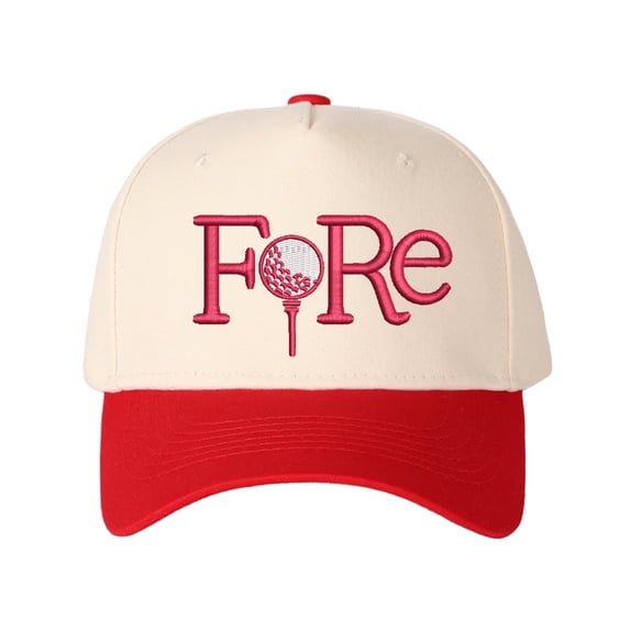 FoRe Embroidered Patchwork Trucker Cap | Adjustable Unisex Snapback, Golf Essential
