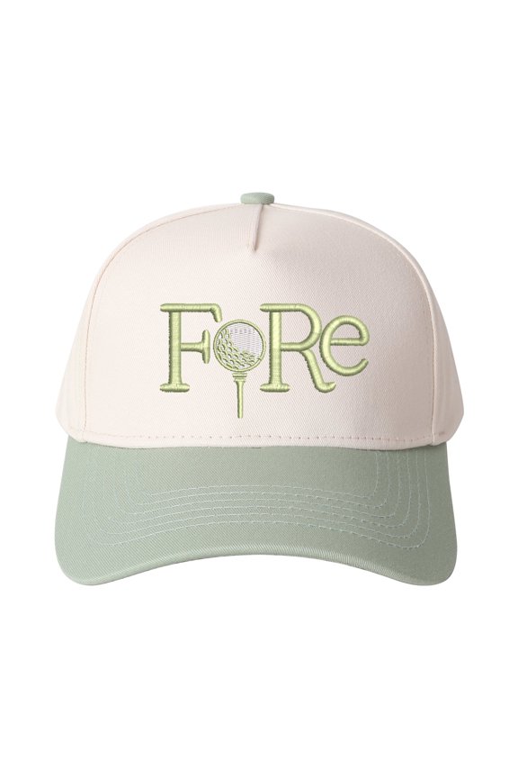 FoRe Embroidered Patchwork Trucker Cap | Adjustable Unisex Snapback, Golf Essential