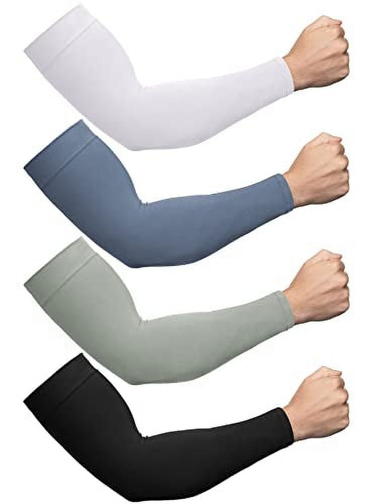 Foaincore 4 Pairs Plus .. Size Arm Sleeves Sun .. Sleeves Men Women UV .. Sun Protection Sleeves