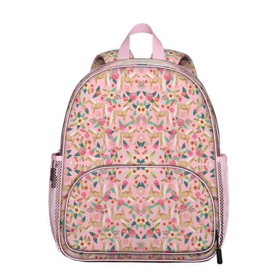Foal And Pony Student Backpack – Rustic Farm Horse Print With Floral ...