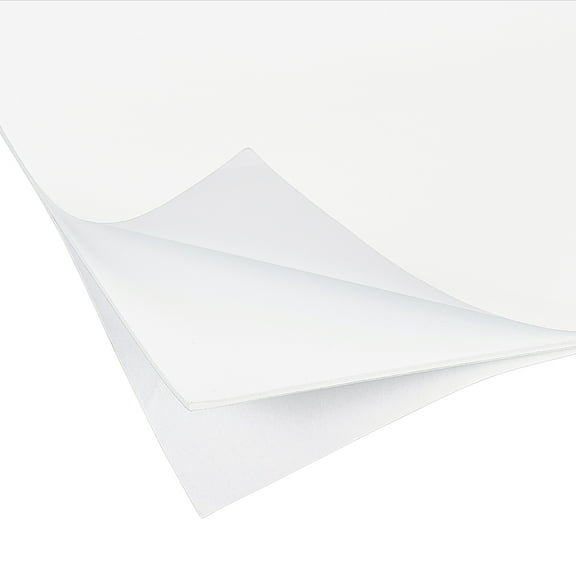 Foam 10 sheet Sponge EVA sheet Foam Paper sets With Double Adhesive Back Antiskid Rectangle White 30x21x0.2cm