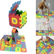 Foam Alphabet And Number Puzzle Play Mat Soft And Educational Floor Tiles For Babies And Kids For Crawling And Learning