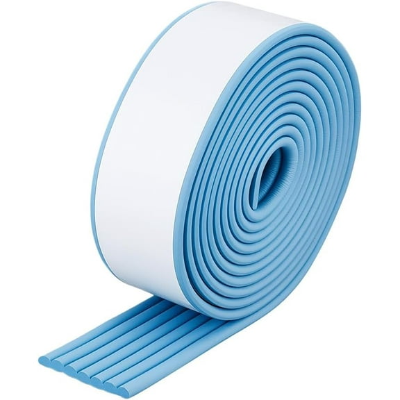 Foam Anticollision Strip Corrugated Baby Table Bumper Guards for Furniture Against Corners Royal Blue 80x8mm 5m/roll