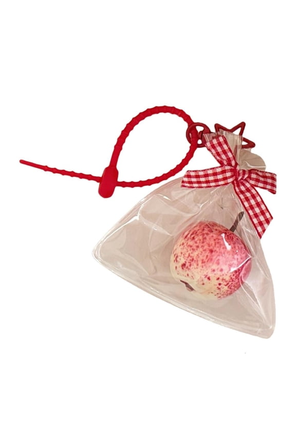 Foam Apples Keychain Bag Charm Hangings Apples Keychain Car Ornament for Womens