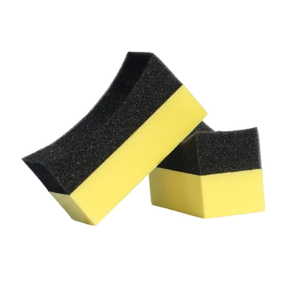 Foam Applicator Pads, Side Pressing Hand Polishing Sponge Pads Kit Detailing Buffing Pads for Waxing Polishing Paint