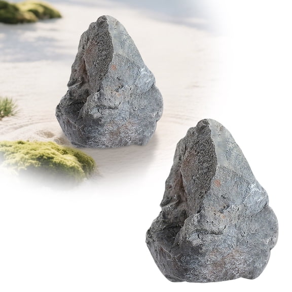 Foam Artificial Rock Landscaping Cover Pu Coated Material Realistic Look Lightweight Easy Install Courtyard Wellhead Electrical Box Decor