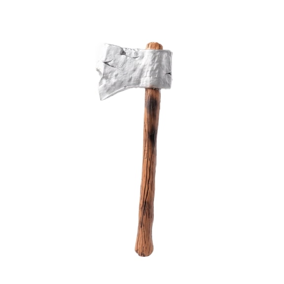 Foam Axe Prop Viking Hatchet – Medieval Costume Accessory for Halloween Cosplay Party Stage Performance